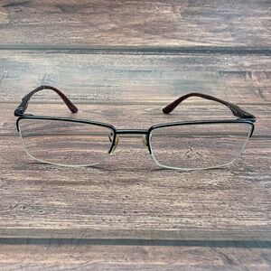 Ray-Ban RB 8678 1012 Matte Black Titanium Semi-Rimless Eyeglasses 51-18-140
